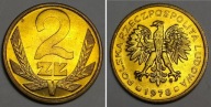 2 zł złote 1978 ZZM ze znakiem mennicy MENNICZY st. 1 WYŚMIENITE