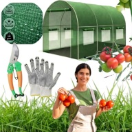 TUNEL OGRODOWY FOLIOWY 3X2M SZKLARNIA 6M2 UV4 ODPORNY OCHRONA STELAŻ PE 140