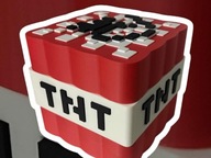 Skarbonka Minecraft TNT – Pudełko TNT na Monety | Prezent dla Gracza