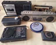 Unitra ZRK Eltra Sanyo Grunding Panasonic Philips radiomagnetofony radia