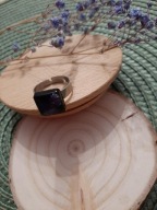 Pierścionek z żywicy z suszonymi kwiatami Wyjątkowy