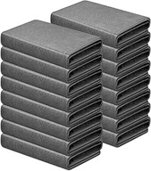MAGICZNE ŚCIERECZKI ZESTAW 16 SZTUK CHŁONNA ŚCIERECZKA Z MIKROFIBRY SZARE