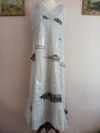 VERSE SUKIENKA PLISY SREBRO 40/42