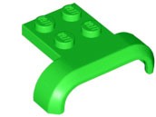 LEGO Nadkole 4x3x1 - 28326 - Bright Green 4 sztuki