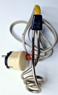 Grzałka do podgrzewania wody PRL ddr RFT typ U8 300W żółta z rozt gumką