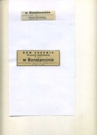 Reklama Prasowa z lat 30 uw-KONSTANCIN JEZIORNA 2 x