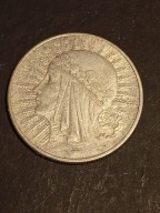 10 ZŁOTYCH JADWIGA / SREBRO / 1932 r.5 BZM