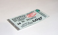 Bilet jednorazowy ulgowy MPK Olsztyn 60 groszy
