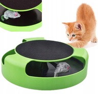 ZABAWKA DLA KOTA BIEGAJĄCA MYSZKA KÓŁKO Z MYSZĄ