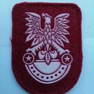 Naszywka wojskowa orzełek wiśniowy