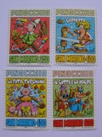 San Marino - Carlo Collodi - autor PINOKIO - Mi. 1452-55 **