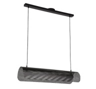 Lampa wisząca Carmid czarna 2 x E27 metal industrial loft