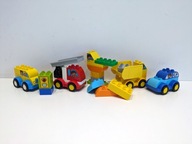 Lego DUPLO 10816 moje pierwsze pojazdy straż pożarna dźwig wywrotka autobus