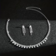 NASZYJNIK KOLIA DIAMENTY Z FRĘDZLAMI sylwestrowy Z FRĘDZLAMI SYLWESTER BIB