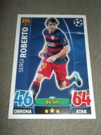 MATCH ATTAX 2015-2016 FC BARCEOLONA Sergi Roberto 246