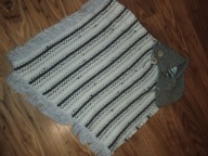 Ponczo z golfem damskie uniwersalne REKSOR