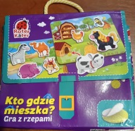 Gra planszowa Kto gdzie mieszka? Gra z rzepami Roter Kafer