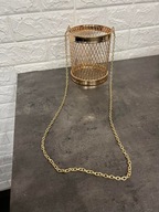 Torebka koszyk metalowy w kolorze złotym ASOS Caged Bucket Bag