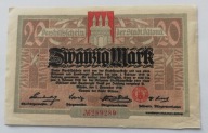 banknot 20 marek 1918