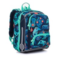 Plecak szkolny jednokomorowy Topgal Wielokolorowy