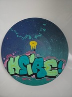 Praca artystyczna na płycie winylowej