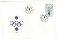 Czechy 1998 FDC Znaczek 166 sport olimpiada Nagano