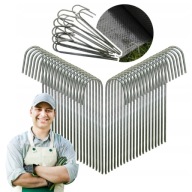 SZPILKI SZPILKA KOŁKI KOTWY OGRODOWE AGROWŁÓKNINY AGROTKANINY OGRÓDEK FOLI