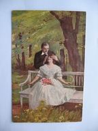 ZAGINIONY ŚWIAT ZGADNIJ KIM JESTEM przedwojenna POCZTÓWKA