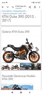 KTM 390 DUKE 13-16 2016 r uszkodzona złom rej pl