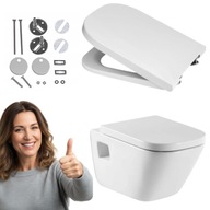 DESKA WOLNOOPADAJACA WYPINANA ANTYBAKTERYJNA CERAMIKI DO ROCA GAP SOLIDNA