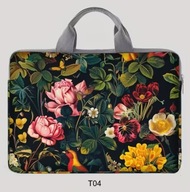 Torba na laptop Etui kwiaty elegancka 15" 16" T04
