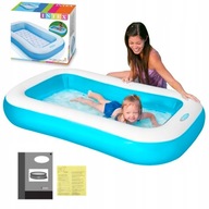 BASEN DMUCHANY DLA DZIECI DZIECIĘCY DUŻY XL PROSTOKĄTNY BALKONOWY OGRODOWY