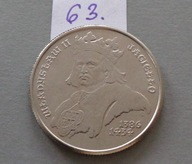 500 złote z 1989 roku , JAGIEŁŁO , UNC