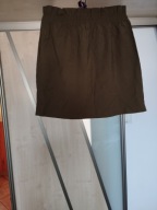 H&M SPÓDNICA Z KIESZENIAMI NA GUMCE W KOLORZE KHAKI NOWA R.42