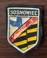 SOSNOWIEC HERB - naszywka z PRL