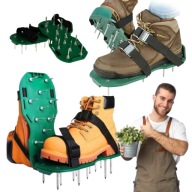 AERATOR OGRODOWY AREATOR NAKŁADKI NA BUTY Z KOLCAMI DO TRAWNIKÓW PASKI