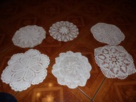 Zestaw serwetek koronkowych