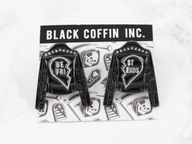 nowe piny BF best friends ramoneska czarna kurtka alternative rock BC60