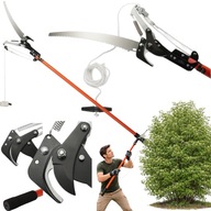 SEKATOR TELESKOPOWY OGRODWY NOŻYCE RĘCZNE PIŁA 2w1 4 M DO GAŁĘŹI CHWASTÓW