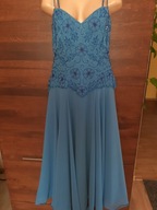 Sukienka wieczorowa Serenade r. 38 haft na wesele na bal jak nowa