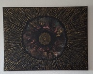 Obraz abstrakcyjny pt. "Moc" - 34 Finał WOŚP