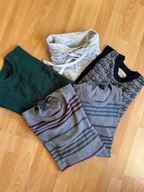 Hurt swetry męskie S/M Reserved Berschka Carry akryl bawełna dzianina