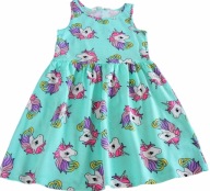 Sukienka w jednorożce r 110/116 z H&M