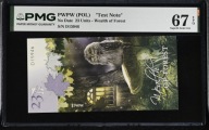 PWPW - SOWA - SERIA D - STAN BANKNOWY PMG 67 EPQ