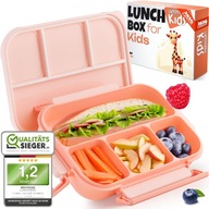 Pudełko Lunch LUNCH HERO przegródki szczelne bez BPA idealne do szkoły
