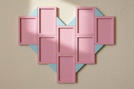 Ramki do zdjęć magnetyczne Clipix-kompatybilne z instax mini 8szt. / różowe