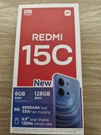Smartfon XIAOMI REDMI 15C-Nowy + etui + szkło hartowane + VAT23%