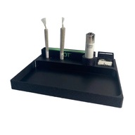 Teksturowana czarna tacka do skręcenia skrętów / jointów - Druk 3D - Jarash