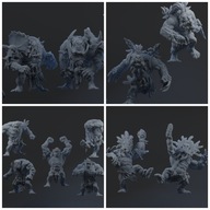 Primitive Orcs - Orc Team - BruteFun Miniatures