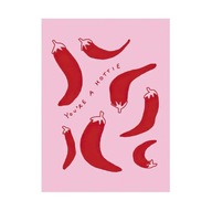 „You’re a Hottie” – Plakat z Papryczkami Chili
